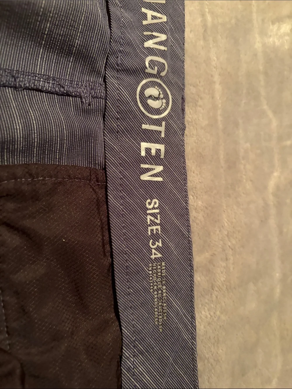 Hang Ten Men's Flat Front Shorts in Grey